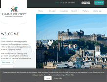 Tablet Screenshot of grantproperty.com